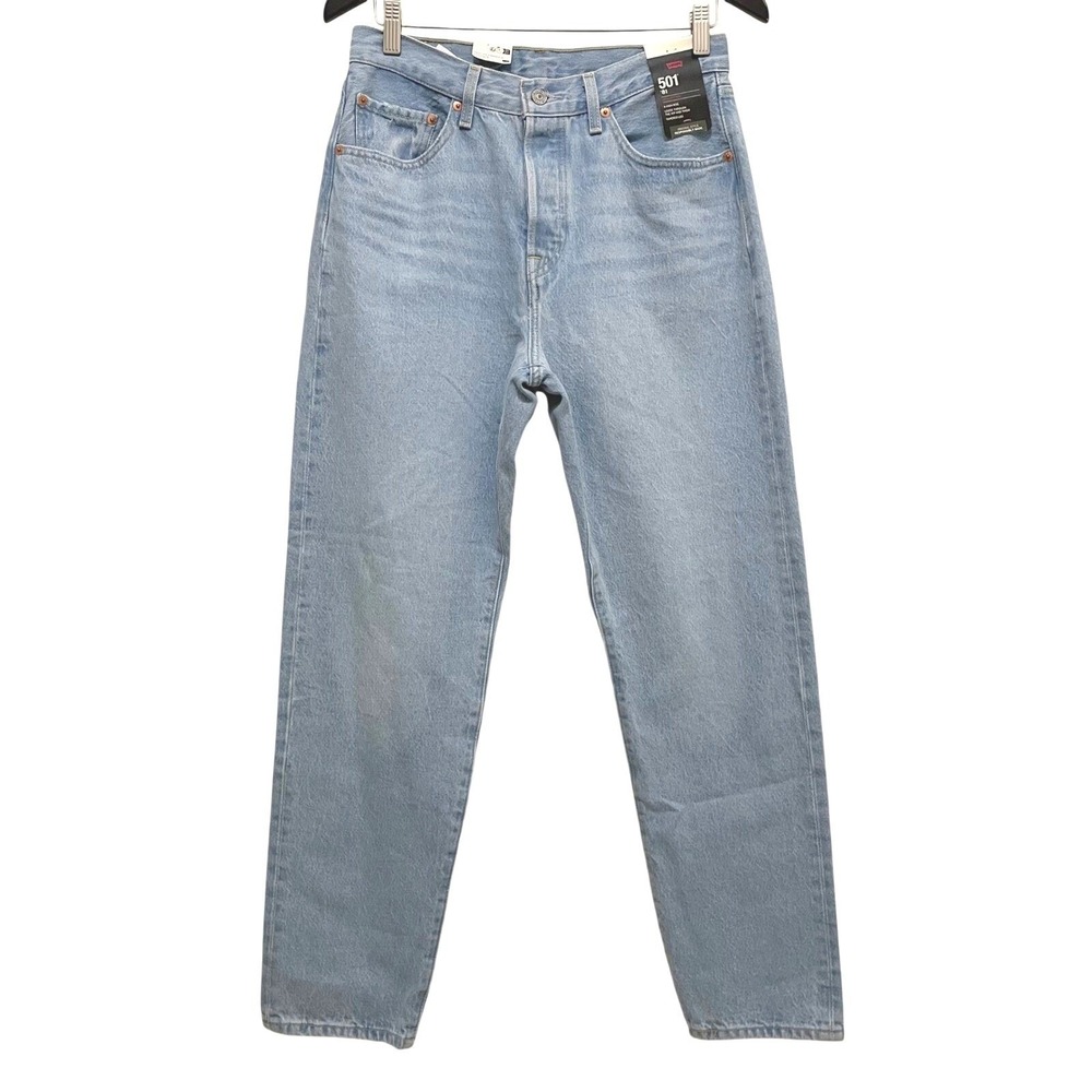 NEW Levis 501 '81 Jeans High Rise Loose Tapered Leg Light Wash Sz 28‎ x 29 NWT